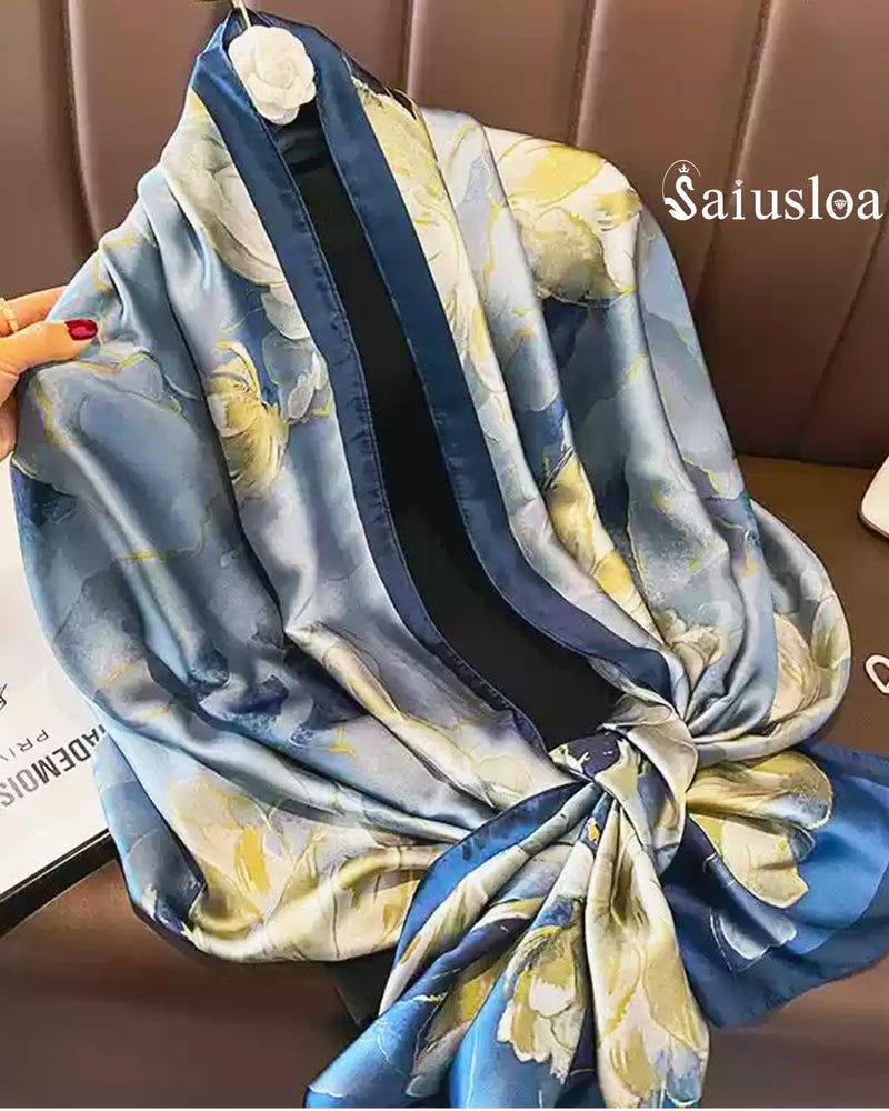 Saiusloa Dress Scarves Shawl Wraps Long Silky Scarf for Women Dressy Fashion Lightweight for Decorative Formal Evening Gowns-1037 - Image 2
