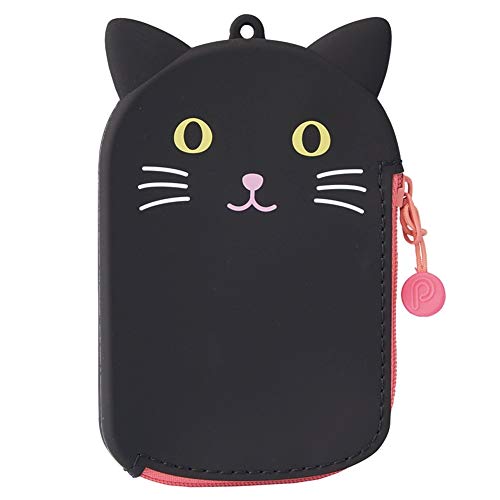 Lihit Lab A77843 Passport Pass Case Black Cat - Image 1