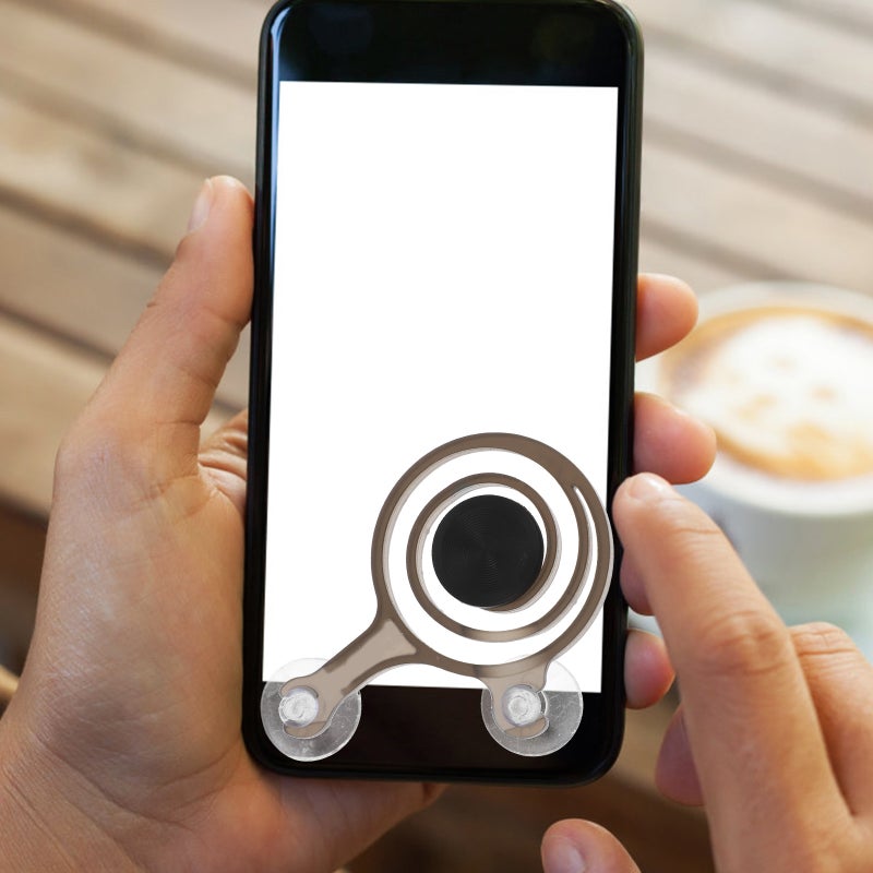 وحدة تحكم ألعاب بشاشة عصا تحكم محمولة تعمل باللمس للهواتف أو الأجهزة اللوحية (أسود) - Image 2