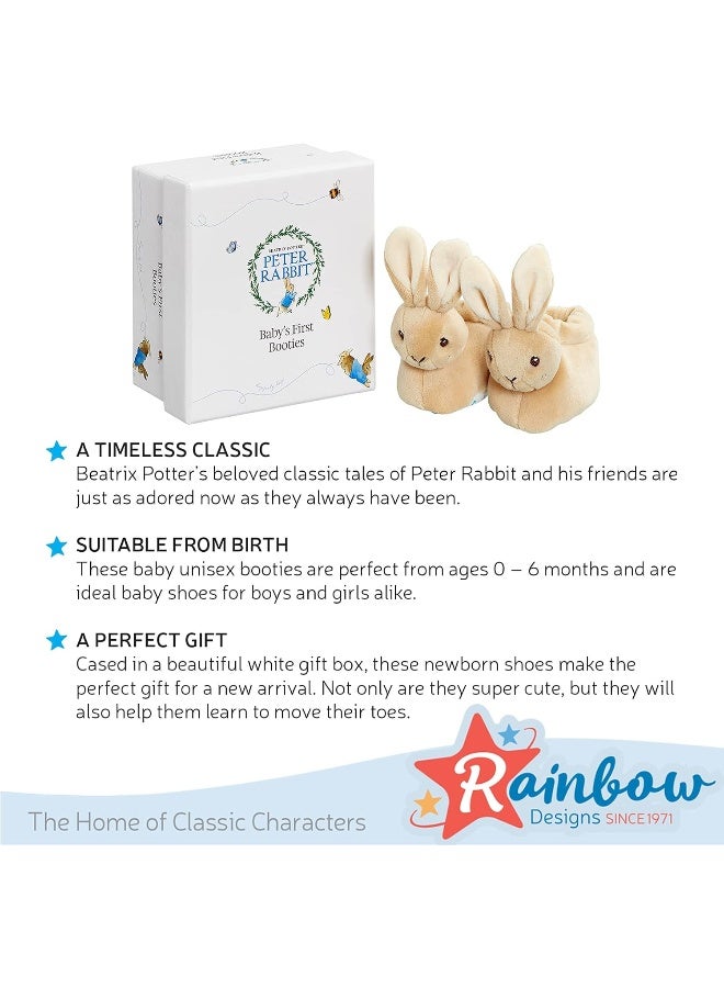 Rainbow Designs أحذية بيتر رابيت للأطفال من تصميمات قوس قزح - أحذية سرير للأطفال حديثي الولادة للأولاد والبنات - نعال أطفال غير محددة الجنس - Image 4