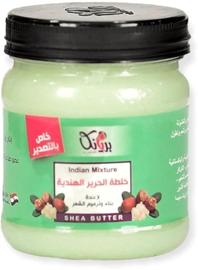 Bricana Indian Silk Reconstructor with Shea Butter – Protein Repair Hair Treatment (250g) - Image 3