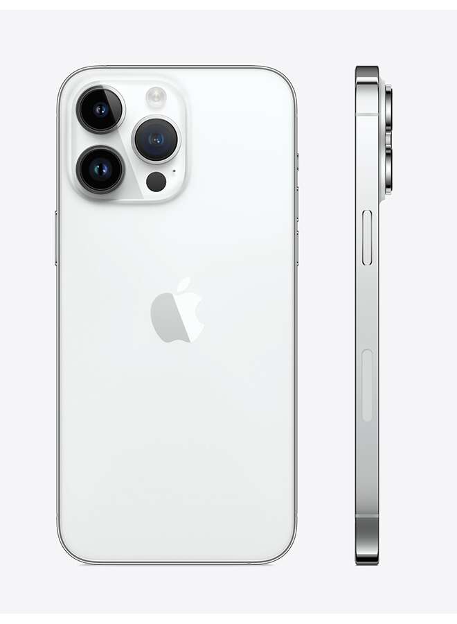 Apple Renewed - iPhone 14 Pro Max 256GB Silver 5G With FaceTime - USA Version (e-SIM only) - Image 2