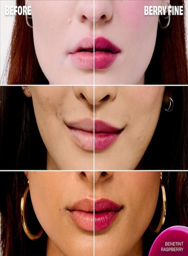 بينيفت أحمر خدود وشفاه سائل من بينيفت كوزمتكس - لون توتي منعش، لون قابل للتكثيف للشفاه والخدود، يدوم طويلاً، 6 غرام - Image 5