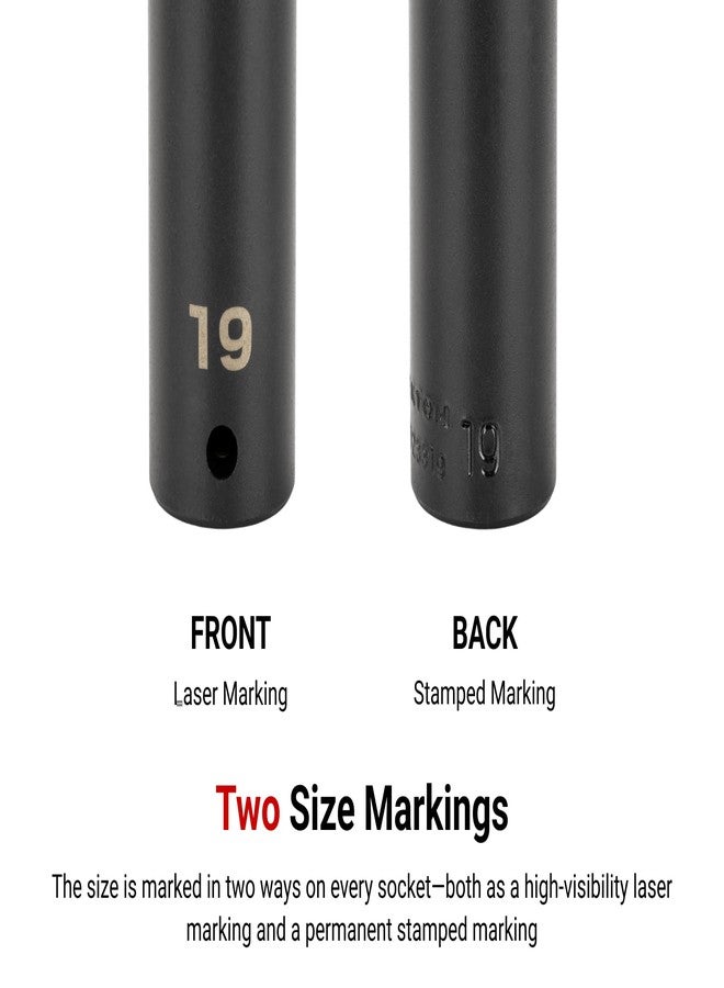 TEKTON 1/2 Inch Drive x 21 mm Deep 6-Point Impact Socket | SID23121 - Image 2