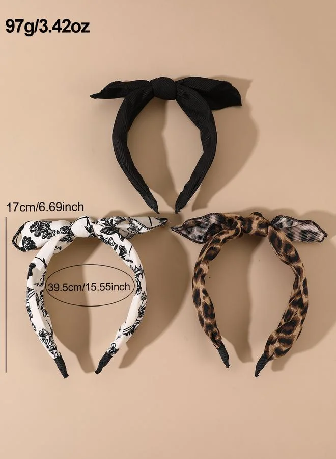 Take Two  Pack of 3 - Printed Headband for Women | Best Price UAE