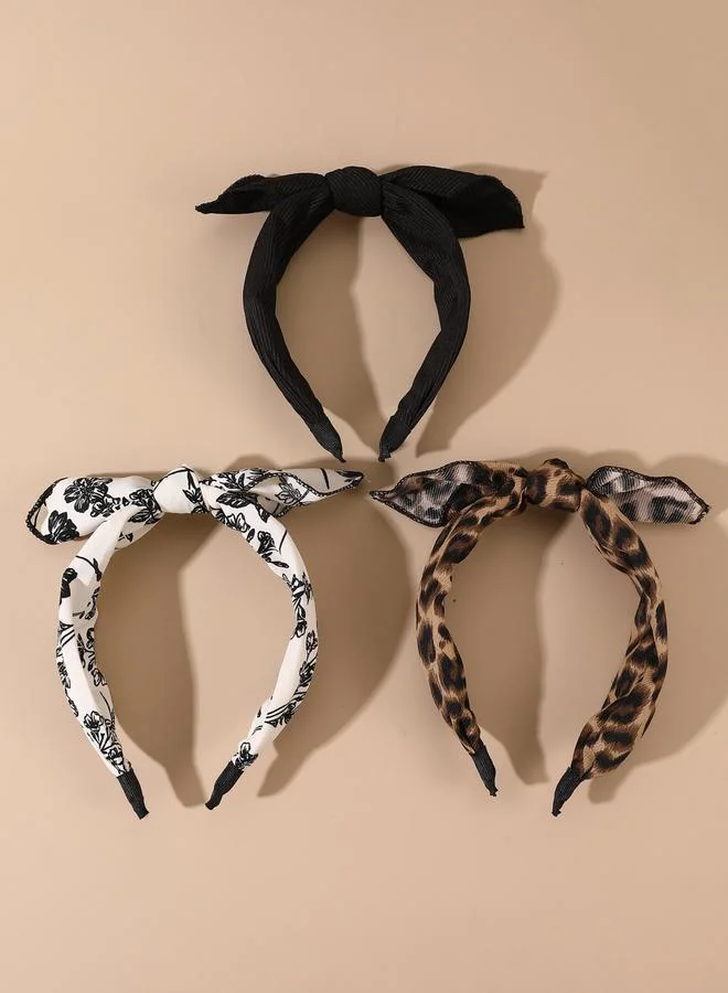 Take Two  Pack of 3 - Printed Headband for Women | Best Price UAE