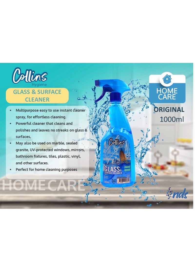 Collins Collins Hygiene - Glass & Surface Cleaner Spray - Original + Original 800ml - Promo Pack  - Image 4