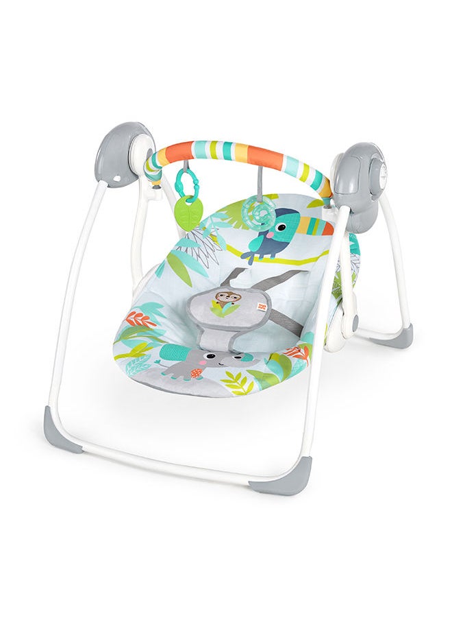 Bright Starts - Rainforest Vibes Portable Swing - Image 1