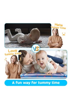 MUMS PLANET Baby Tummy Time Water Mat 69 * 50 Cm , Premium Activity Center Promoting Baby Toys & Sensory Toys,Baby play mat Visual Stimulation , new born and baby toys Gift for Boys & Girls  - Image 3