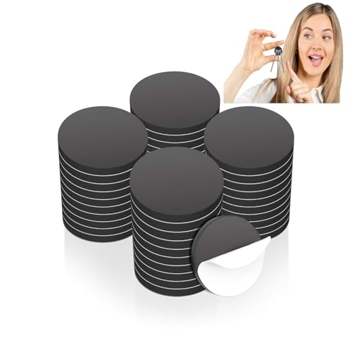 iCONY Self Adhesive Magnetic Circle, 1 inch/2.5cm Dia, 2.5mm Thick, Arts and Crafts, Office Magnet, School MagnetI Fridge Magnet etc (25 PCS) - Image 1