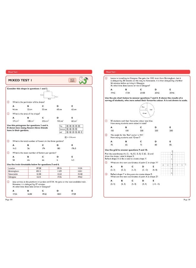 null - 11+ Maths Arithmetic and Word Problems Support and Practice Workbook: For the GL Assessment 2025 tests - Image 1