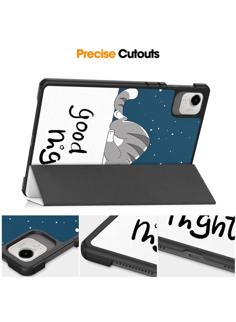 X-level Case Cover for Honor Pad X9 Pro/X9A,Ultra-thin PU-Leather Hard Shell Cover,Cartoon Pattern Flat Shell - Image 4