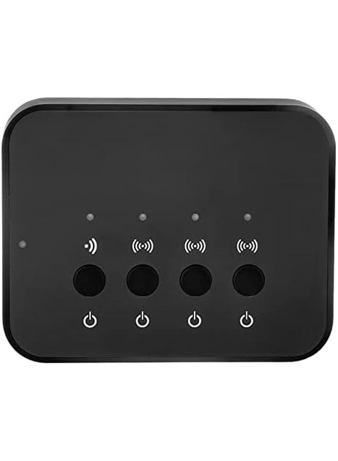 Black Bluetooth 4 0 Audio Transmitter Receiver 3 in 1 Stereo Sharing Adapter - Image 2