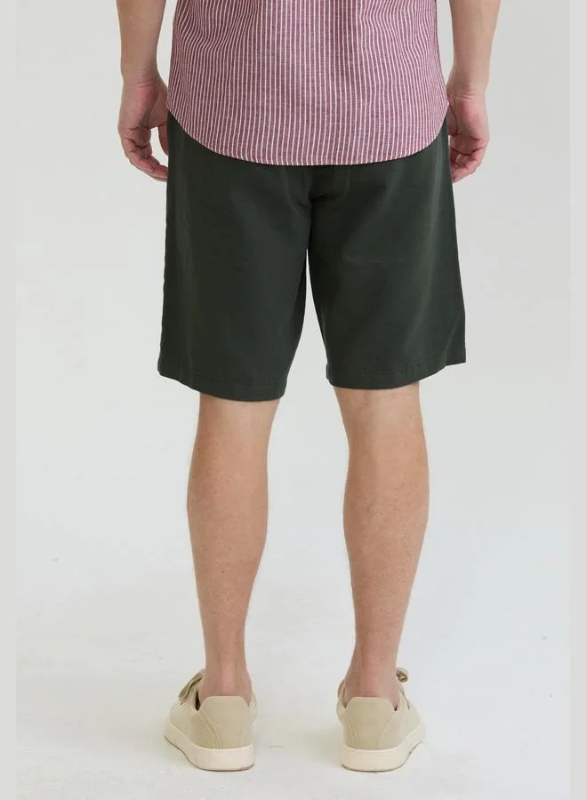 FELIX HARDY Men's Linen Cotton Casual Summer Shorts