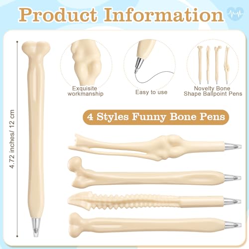 Sayglossy 20 Set XRay Tech Gift Bulk Radiology Tech Bone Pen Thank You Keychain Radiology Cards Funny Office Gift for Coworkers - Image 3