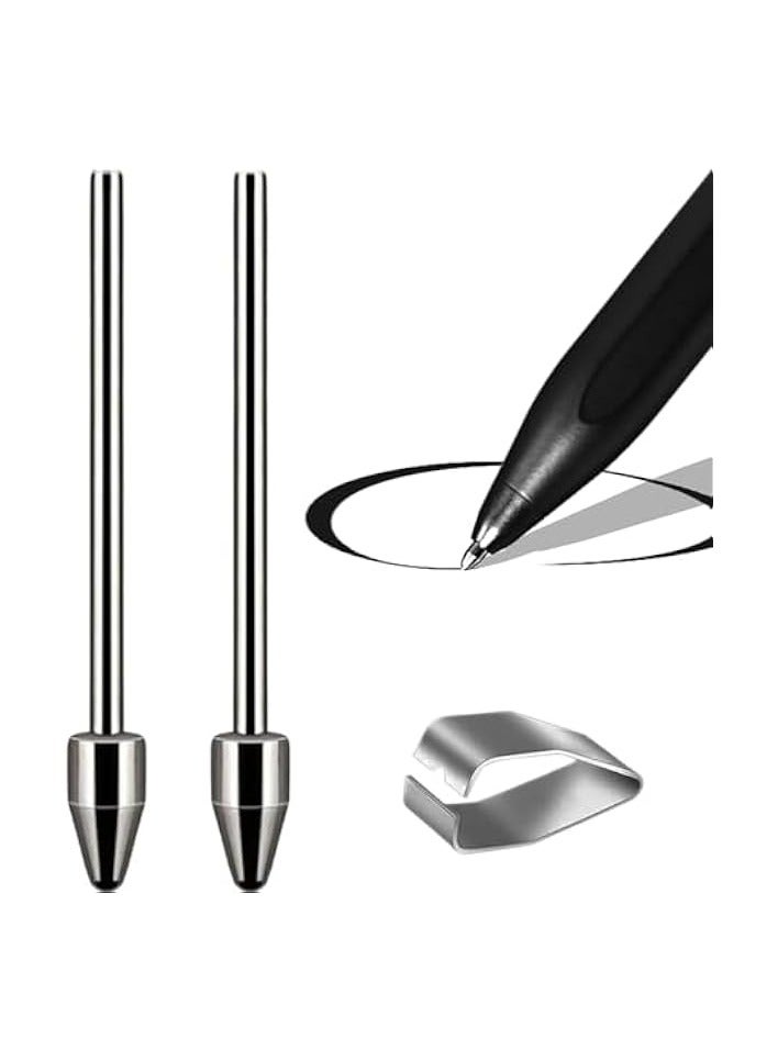 PROMASS Replacement Stainless Steel Pen Tips, Compatible for Remarkable 2 Paper Tablet, for Galaxy Note10/20/Tab S6 Lite/S7/S8/S8 ultra/S9/S9 ultra/S24U/S23U/S22 ultra S Pen (2ack)  - Image 1