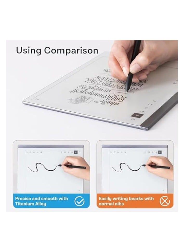 PROMASS Replacement Stainless Steel Pen Tips, Compatible for Remarkable 2 Paper Tablet, for Galaxy Note10/20/Tab S6 Lite/S7/S8/S8 ultra/S9/S9 ultra/S24U/S23U/S22 ultra S Pen (2ack)  - Image 4