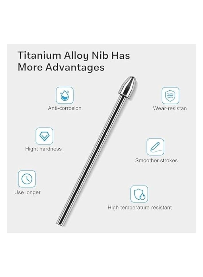 PROMASS Replacement Stainless Steel Pen Tips, Compatible for Remarkable 2 Paper Tablet, for Galaxy Note10/20/Tab S6 Lite/S7/S8/S8 ultra/S9/S9 ultra/S24U/S23U/S22 ultra S Pen (2ack)  - Image 3