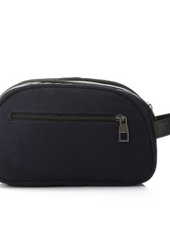 M&O Linen And Genuine Leather Zipped Clutch In navy blue - pzsku/Z397E00A23CF95AC47048Z/45/_/1729293400/971d94cb-a79c-4aa2-a187-6ebfef584e99