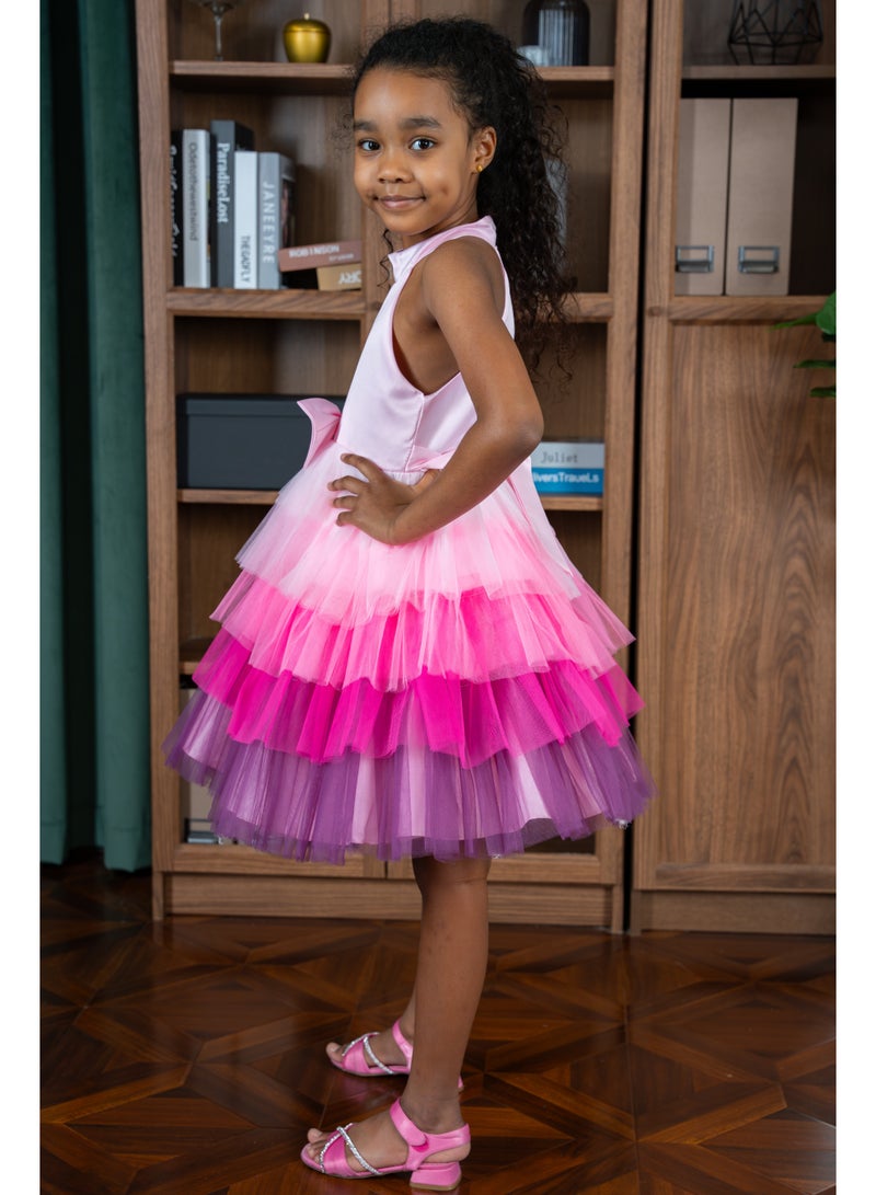 D'Daniela D' Daniela - Gina Pink Party Dress - Image 4