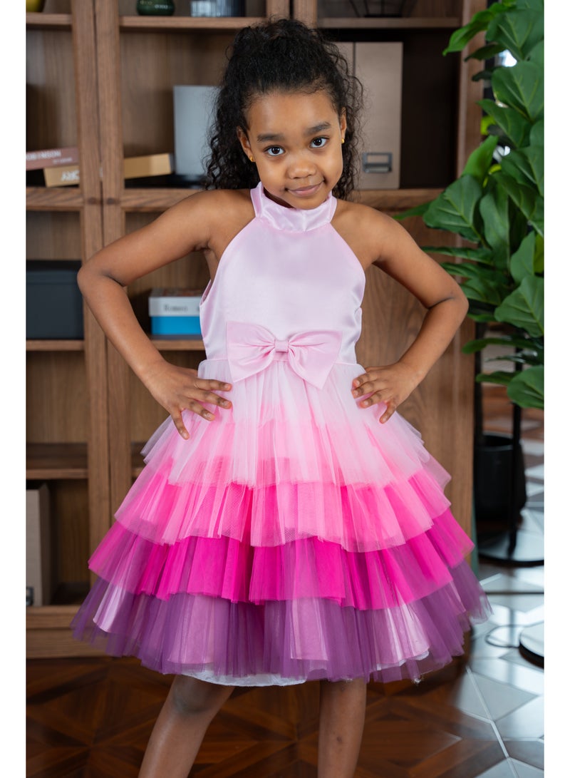 D'Daniela D' Daniela - Gina Pink Party Dress - Image 5