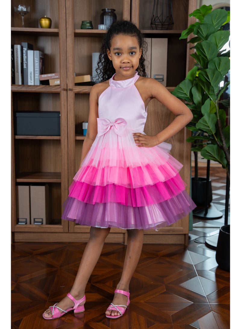 D'Daniela D' Daniela - Gina Pink Party Dress - Image 1