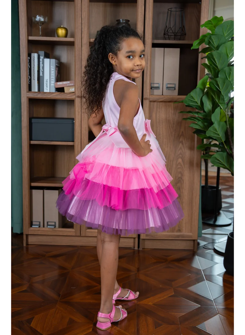دىدانيالا D' Daniela - Gina Pink Party Dress