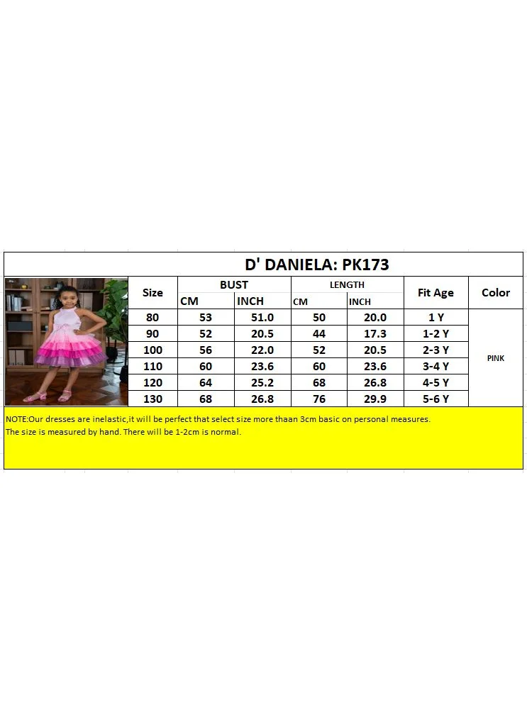 دىدانيالا D' Daniela - Gina Pink Party Dress