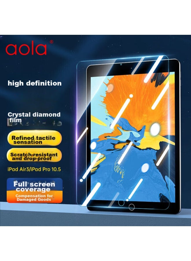 Australian Wave Aolang Ipad Air3/pro Tempered Glass Screen Protector, Universal For Apple 10.5-inch Tablet, Protective Film, Shatterproof, Hd Clear, Anti-fingerprint, Transparent - Image 1