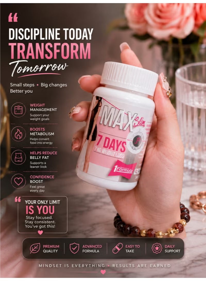 MAX Slim Daily Dietary Supplement | Convenient Capsule Formula | 60 Capsules - Image 2