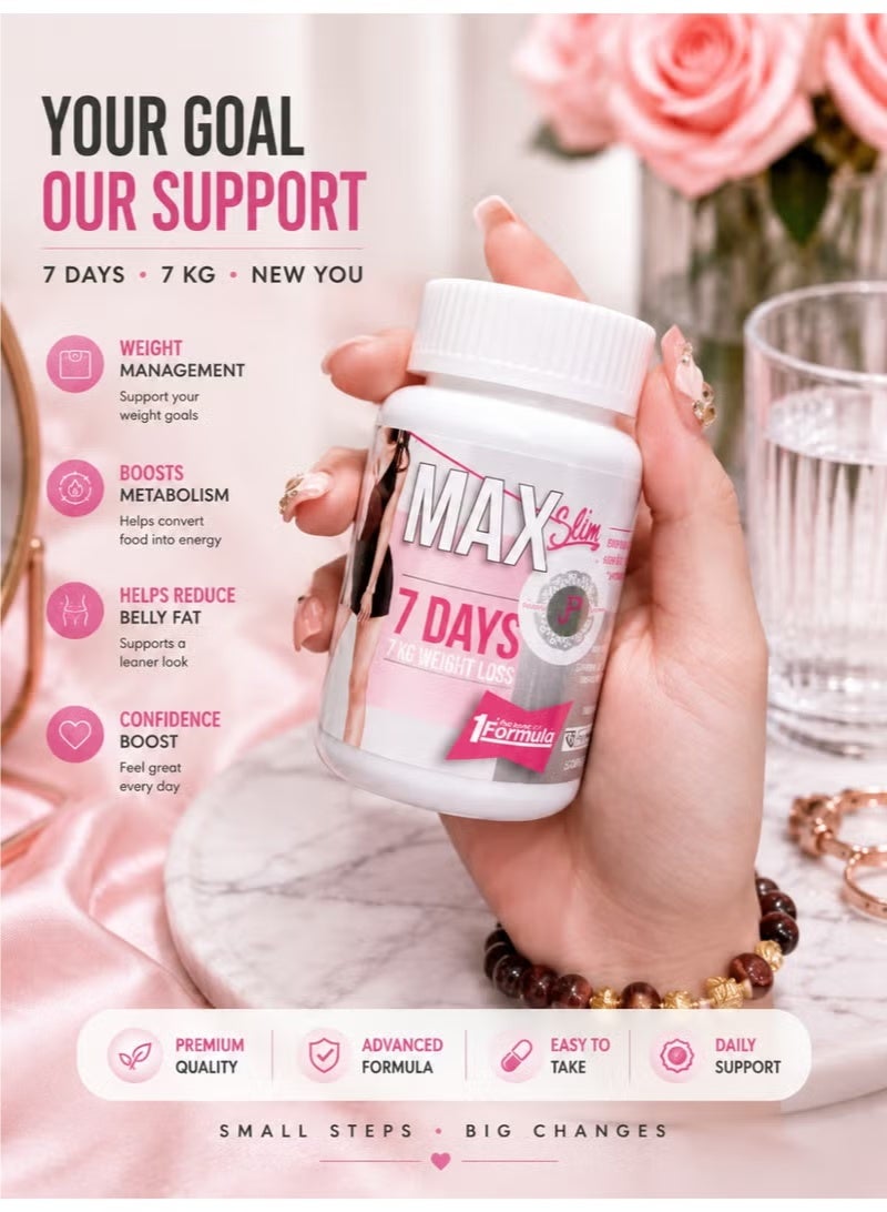 MAX Slim Daily Dietary Supplement | Convenient Capsule Formula | 60 Capsules - Image 3