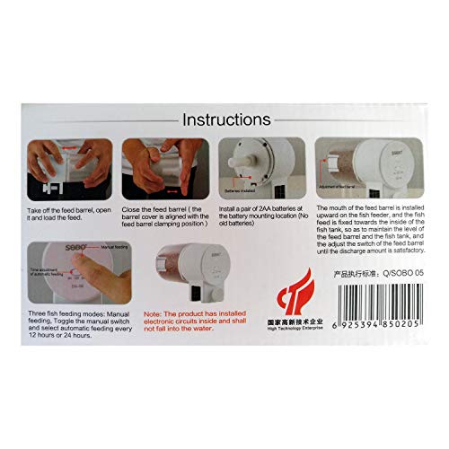 SOBO Timed Auto Feeder DA-08 - Image 2