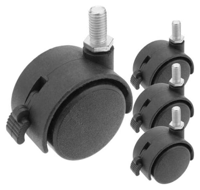 كنب عجلة العجلات المزدوجة ذات الخيط بدون حزمة الفرامل هي مجموعة عجلات متينة وسلسة - Image 1