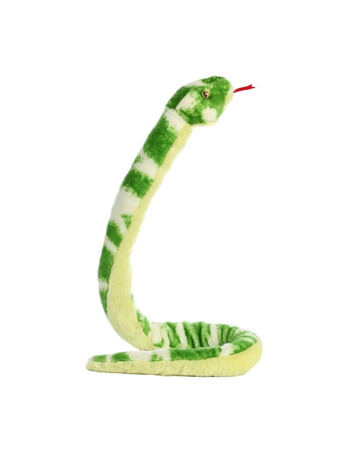 Aurora® Realistic Snake Emerald Tree Boa Stuffed Animal - Lifelike - Versatile Fun - Green 50 Inches - Image 1