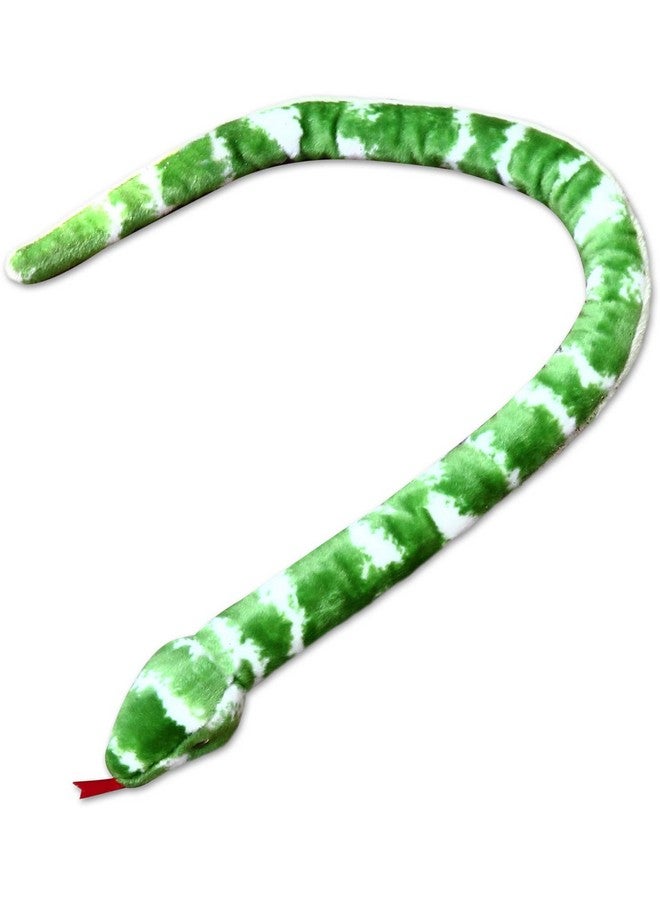 Aurora® Realistic Snake Emerald Tree Boa Stuffed Animal - Lifelike - Versatile Fun - Green 50 Inches - Image 4