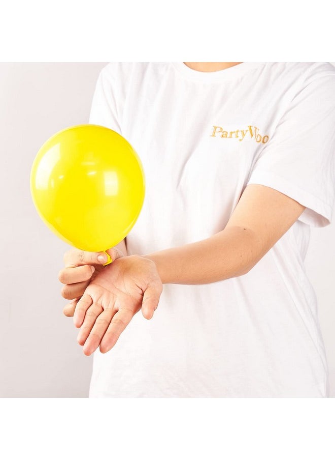 PartyWoo Yellow Balloons, 120 Pcs 5 Inch Matte Yellow Balloons, Yellow Latex Balloons For Balloon Garland Balloon Arch As Party Decorations, Birthday Decorations, Baby Shower Decorations, Yellow-Y55  - Image 2