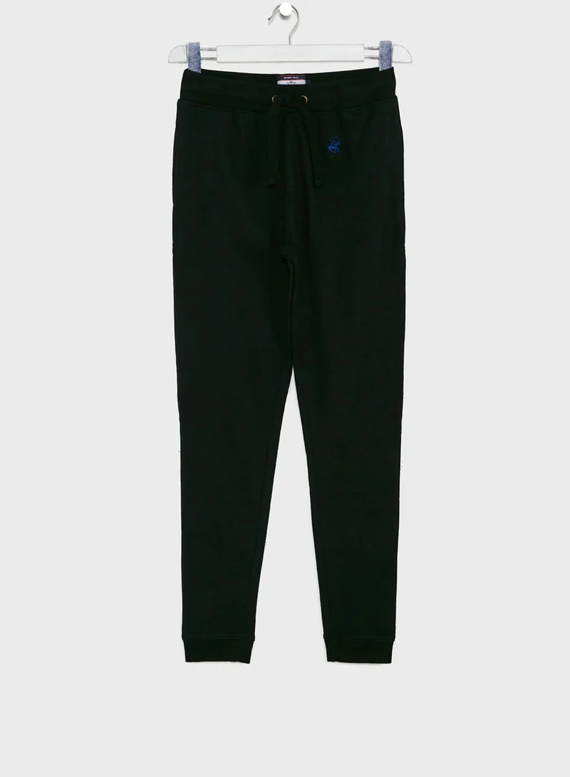 bhpoloclub Kids Drawstring Cuffed Sweatpants