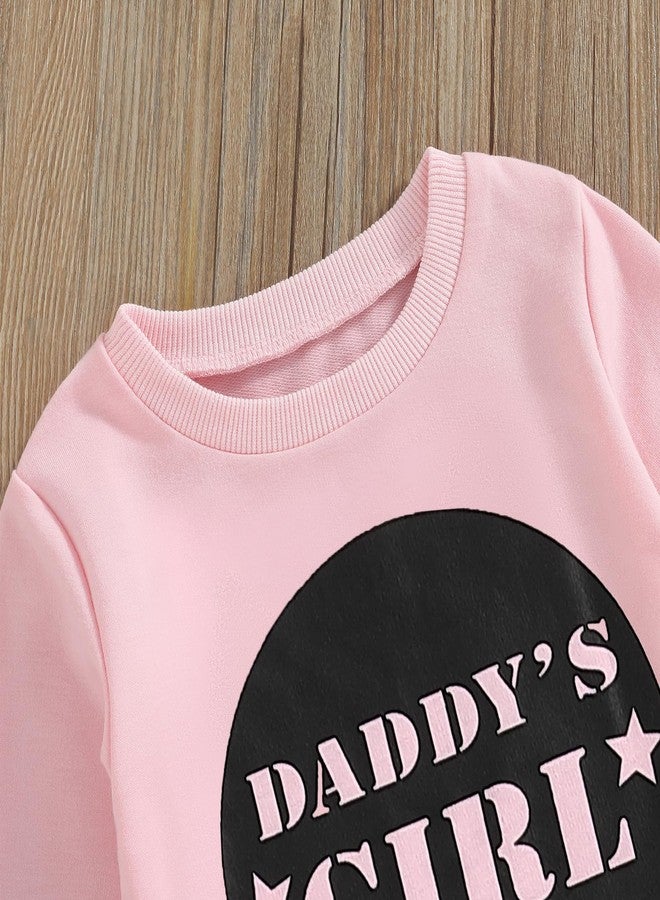 Douhoow Toddler Girl Clothes Baby Girl Sweatshirt Tops Camo Pants 1T 2T 3T 4T 5T 6T Girl Fall Winter Festival Outfits (Pink, 3-4 Years) - Image 5