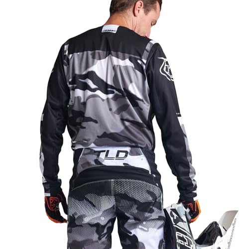 Troy Lee Designs GP Adult Motocross Off-Road Dirt Bike Long Sleeve Jersey, Brazen Camo, Gray, Small - Image 3