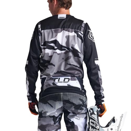 Troy Lee Designs GP Adult Motocross Off-Road Dirt Bike Long Sleeve Jersey, Brazen Camo, Gray, Small - Image 5