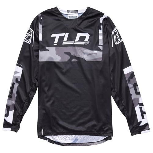 Troy Lee Designs GP Adult Motocross Off-Road Dirt Bike Long Sleeve Jersey, Brazen Camo, Gray, Small - Image 1