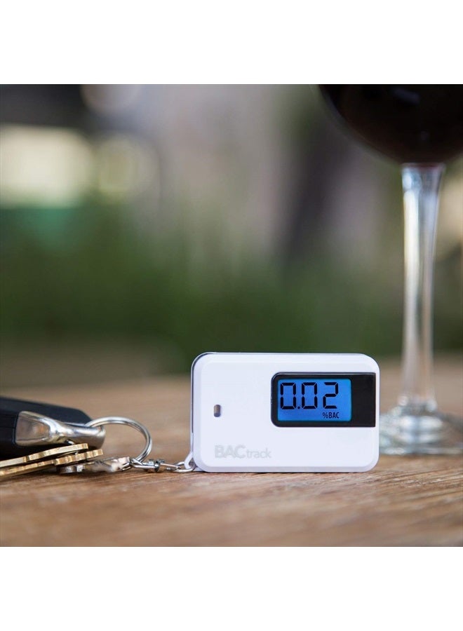 BACtrack Go Keychain Breathalyzer (White) | Ultra-Portable Pocket Keyring Alcohol Tester for Personal Use - Image 5