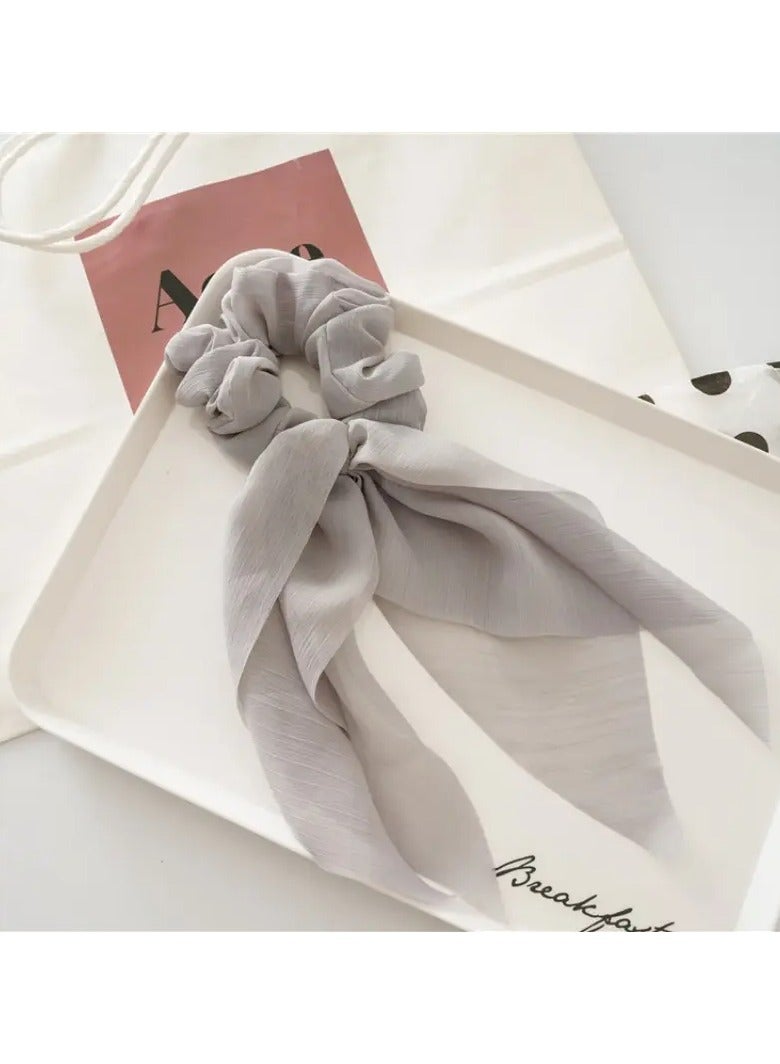 Goolsky 1PC Summer Beach Strap Hair Circles New Double Layer Bow Hair Circles Women's Sweet Candy Color Fabric Hair Circles Versatile Hair Accessories - Image 4