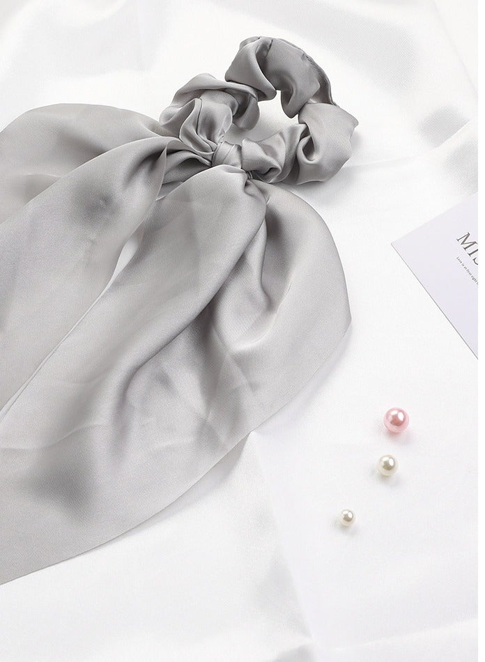 Goolsky 1PC Summer Beach Strap Hair Circles New Double Layer Bow Hair Circles Women's Sweet Candy Color Fabric Hair Circles Versatile Hair Accessories - Image 5