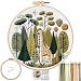 FONNUY Giraffe PreStamped Embroidery Pattern for Beginners Boho Needlepoint Kits for Beginners Cross Stitch Craft Sewing Full Needles and Thread Hoop Kit Giraffe 01 - Image 2