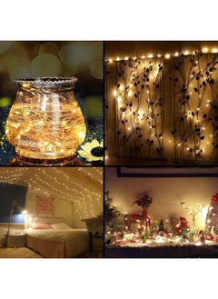 Generic Decute 99 Feet 300 LEDs Copper Wire String Lights Dimmable with Remote Control, Christmas Lights with UL Certified for Party Wedding Bedroom Christmas Tree, Warm White  - Image 2