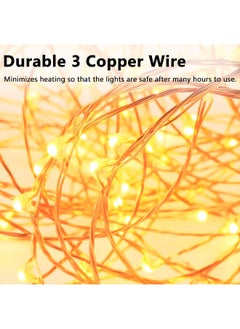 Generic Decute 99 Feet 300 LEDs Copper Wire String Lights Dimmable with Remote Control, Christmas Lights with UL Certified for Party Wedding Bedroom Christmas Tree, Warm White  - Image 4