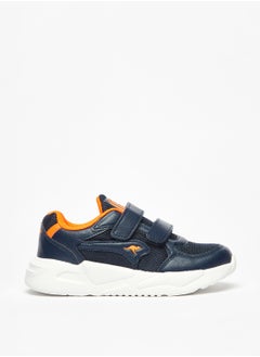 Boys' Sports Shoes with Hook and Loop Closure