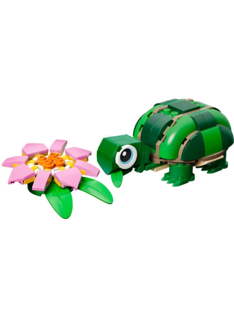 LEGO Creator 3in1 Turtle with a Water Lily Flower Building Set - Image 4