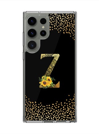 Classic Clear Case for Samsung Galaxy S25 Ultra , Hybrid Soft Transparent Cover Custom Monogram Initial Letter Floral Pattern Alphabet - Z ( Black) - pzsku/Z397EC05CEC85CD2D51A7Z/45/1745060749/b9a837a8-b57b-43b8-80b7-071370c712da